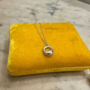 Tiffany & Co. SIlver Elsa Peretti Circle Necklace